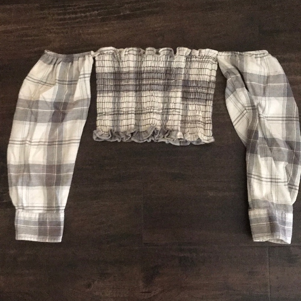 Furst of a kind vintage tube flannel top